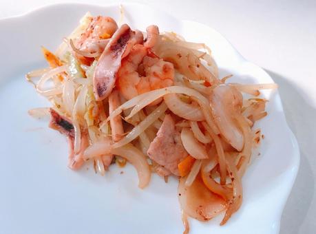 海老野菜炒め 海老野菜炒め 海老野菜炒め,野菜炒め,野菜の写真素材
