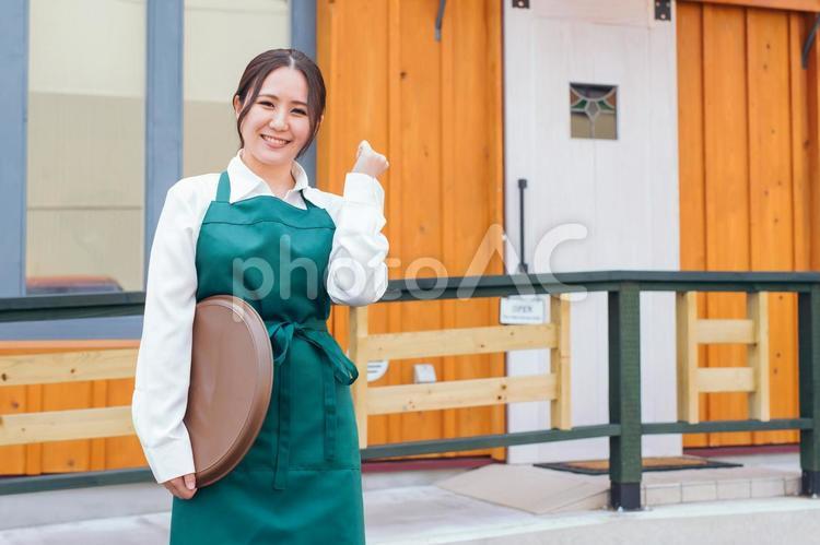 カフェ・飲食店・喫茶店・レストランのスタッフ カフェ,飲食店,販売の写真素材