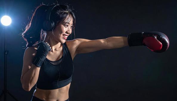 暗闇ボクシングの写真