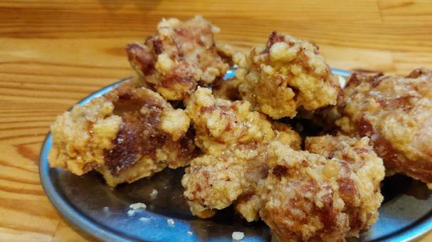 鶏の唐揚げ 鶏の唐揚げ 唐揚げ,鶏肉,中華の写真素材