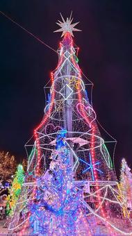 イルミネーション イルミネーション,灯り,広島県の写真素材