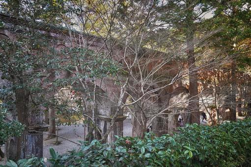 南禅寺の水路閣 南禅寺の水路閣 京都,東山,蹴上の写真素材