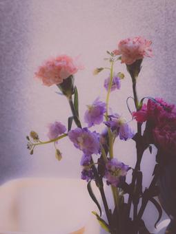 Nostalgic photos of various flower vases, JPG