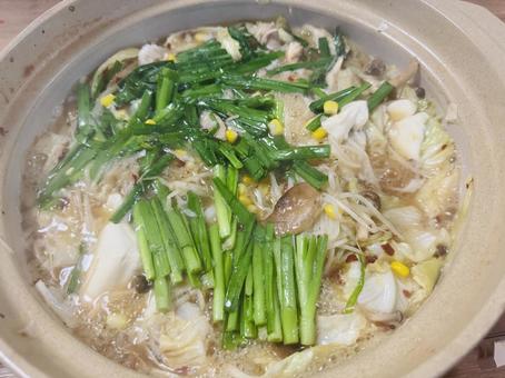 もつ鍋1 もつ鍋1 鍋料理,寄せ鍋,野菜の写真素材