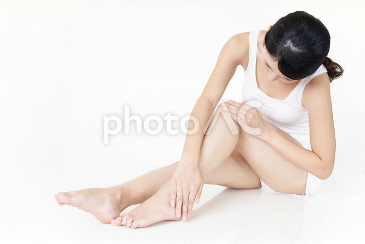 ボディケアイメージ　美脚 美脚,脱毛,エステの写真素材