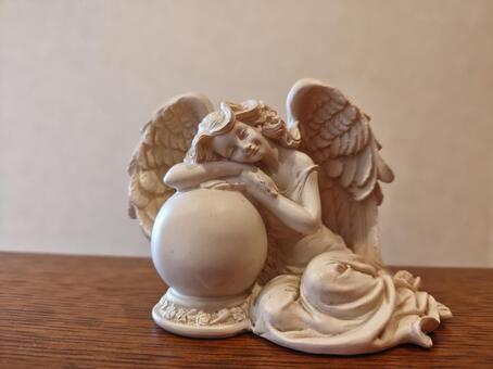 天使の置物 天使,エンジェル,置物の写真素材