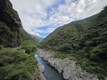 小歩危峡(2025年6月) 小歩危峡(2025年6月) 山,風景,景色の写真素材