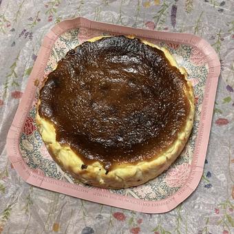 Photo, basque cheese cake, cheesecake, cheese, 