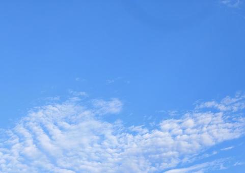 青空と雲 青空と雲の写真
