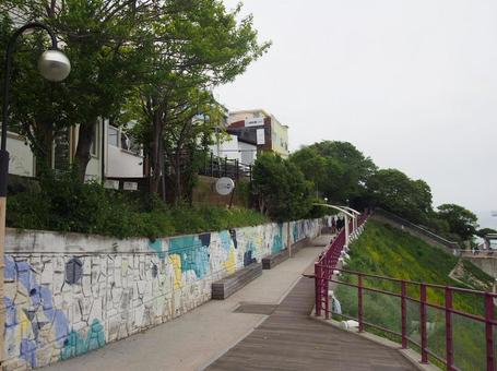 影島ヒンヨウル文化村 影島,ヒンヨウル文化村,釜山の写真素材