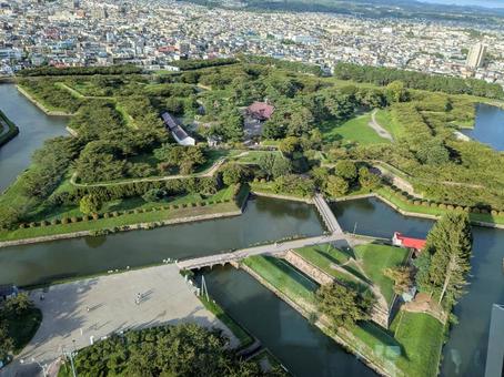 五稜郭 五稜郭,函館,公園の写真素材