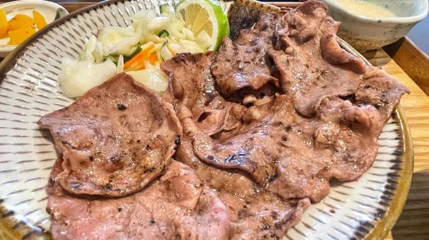 牛タン定食 牛タン定食 牛タン,牛タン定食,定食の写真素材