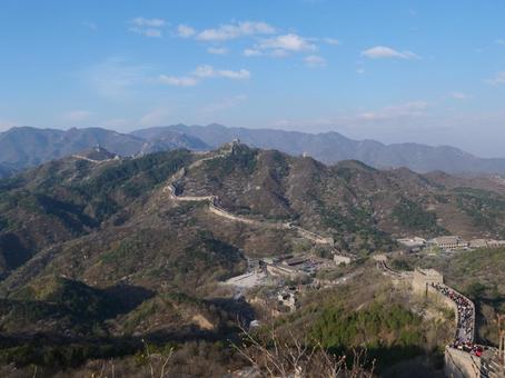 万里の長城 万里の長城 万里の長城,中国,北京市の写真素材