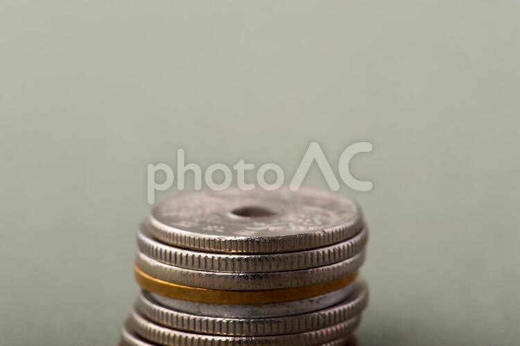 日本円硬貨 お金,クローズアップ,ビジネスの写真素材