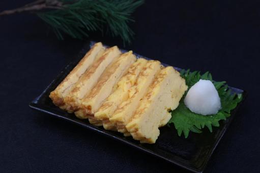 だし巻き卵の写真