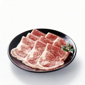 牛肉しゃぶしゃぶ用(生肉) 牛肉しゃぶしゃぶ用(生肉)の写真