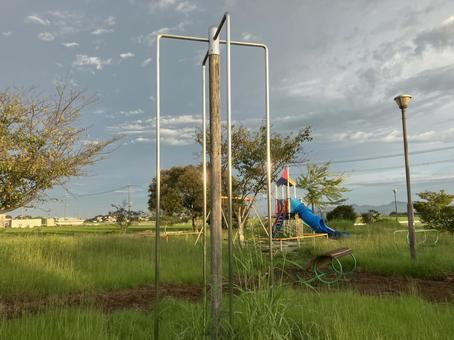 遊具 田舎,公園,遊具の写真素材