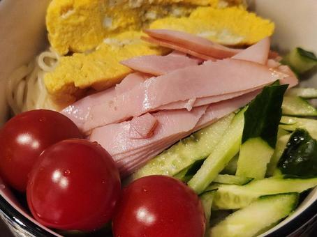 冷やし中華② 冷やし中華② 美味しい,美味い,ごちそうの写真素材