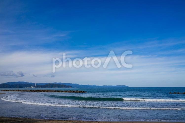 冬の海 海,海岸,冬の海の写真素材