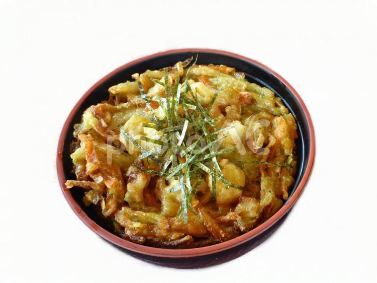 海鮮かきあげ丼 海鮮丼,かき揚げ,丼の写真素材