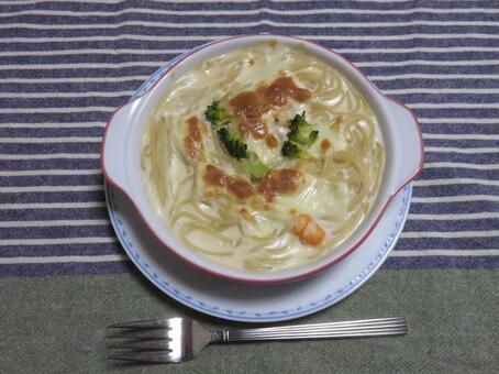 スパゲティグラタン スパゲティグラタン,グラタン,献立の写真素材