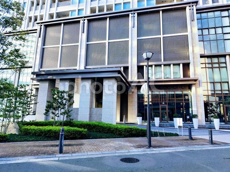 おしゃれタワーマンションエントランス タワーマンション,エントランス,おしゃれの写真素材