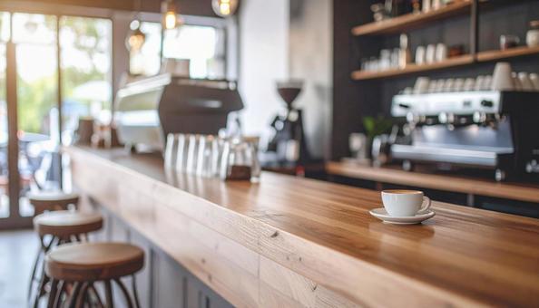 昭和レトロな雰囲気の喫茶店 昭和レトロな雰囲気の喫茶店の写真