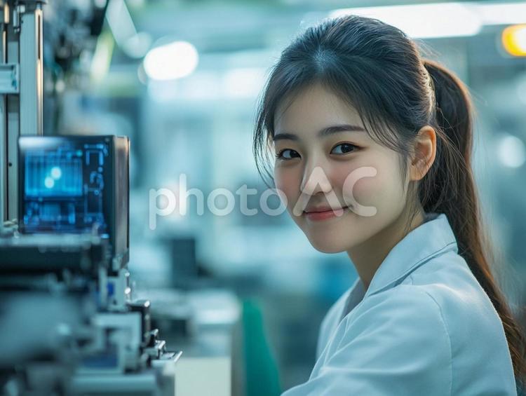 働く女性エンジニアのイメージ 女性,エンジニア,技術者の写真素材