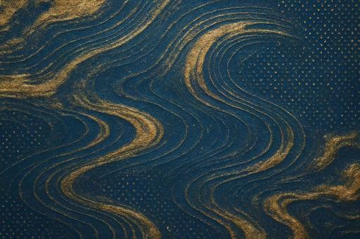金の流線模様 金の流線模様の写真