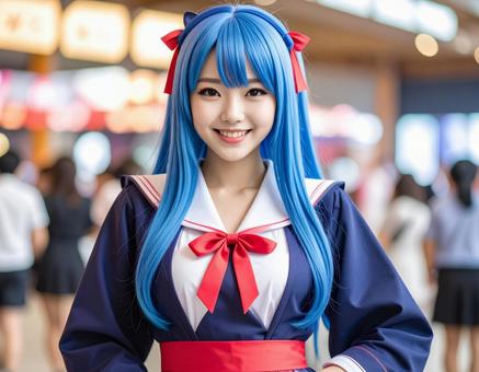 コスプレイヤー女子・イベント会場にて コスプレイヤー女子・イベント会場にての写真