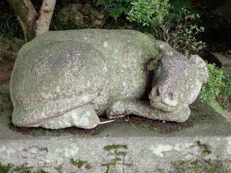 The sacred cow of Dazaifu Tenmangu Shrine, JPG The sacred cow of Dazaifu Tenmangu Shrine, JPG