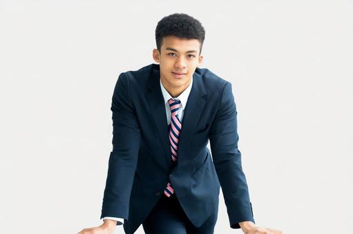 若い外国人男性ビジネスマン 若い外国人男性ビジネスマン 男性,ビジネスマン,ビジネスの写真素材