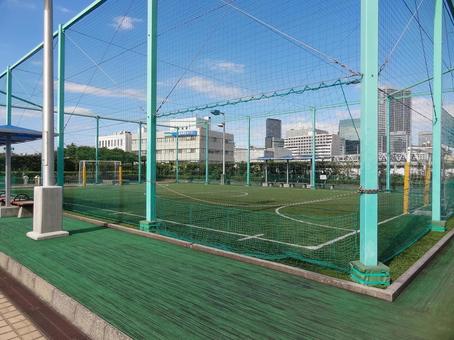 芝浦中央公園運動場のフットサル場 芝浦中央公園運動場のフットサル場の写真