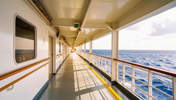 海を進む船の船内 海を進む船の船内 船内,アプローチ,フェリーの写真素材