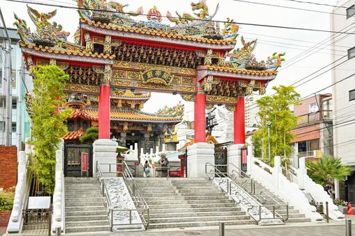 横浜中華街・関帝廟 横浜中華街・関帝廟 横浜,中華街,関帝廟の写真素材