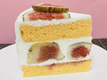 いちじくのショートケーキ5 いちじくのショートケーキ5 いちじく,ショートケーキ,ケーキの写真素材