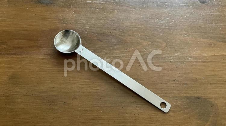 計量スプーン（小さじ、ヨコ、持ち手が前） 計量スプーン,計量,スプーンの写真素材