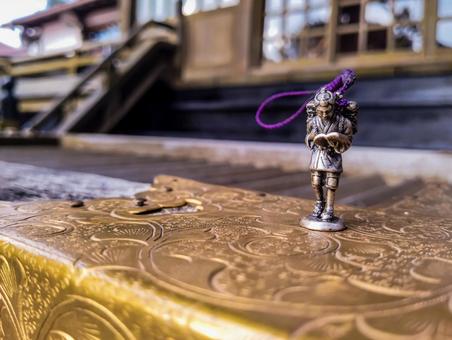 二宮神社と二宮金次郎 二宮神社,神社,二宮金次郎の写真素材