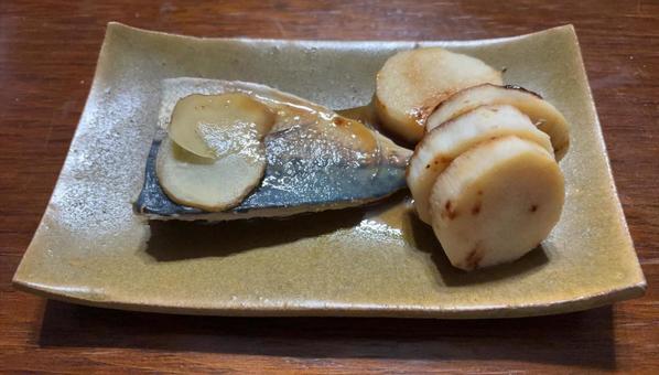R7.06.02 長芋の味噌煮に長芋 R7.06.02 長芋の味噌煮に長芋の写真