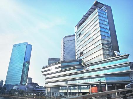 大阪ビジネスパーク ビル群 大阪ビジネスパーク ビル群 読売テレビ,大阪,テレビ局の写真素材