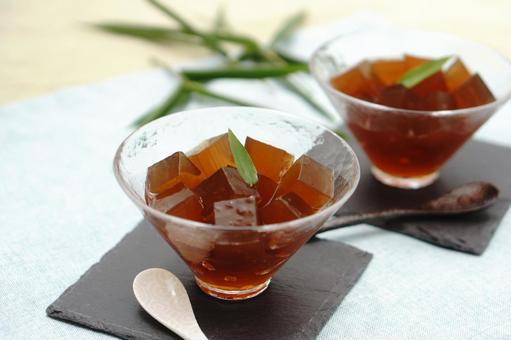 ほうじ茶ゼリー ほうじ茶ゼリー ほうじ茶ゼリー,ほうじ茶,ゼリーの写真素材
