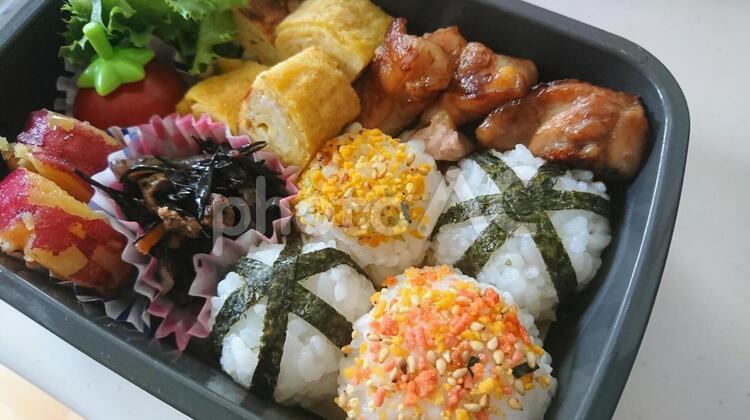 幼稚園児のお弁当 弁当,おいしい,幼稚園の写真素材