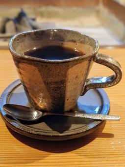 あたたかいコーヒー コーヒー,コーヒーカップ,陶器の写真素材