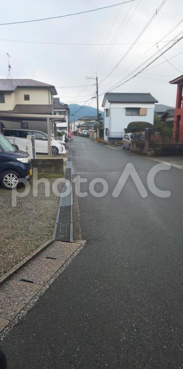 住宅地 -福岡県 篠栗町 住宅地,家,町中の写真素材
