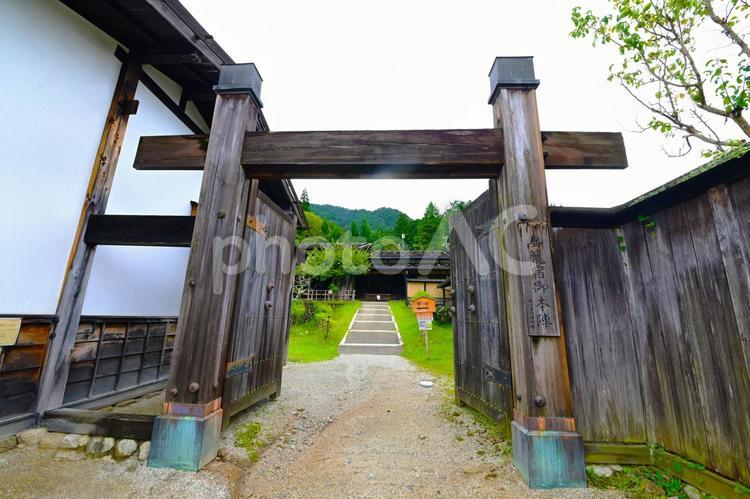 情緒漂う妻籠宿の風景 妻籠,宿場町,旅籠の写真素材