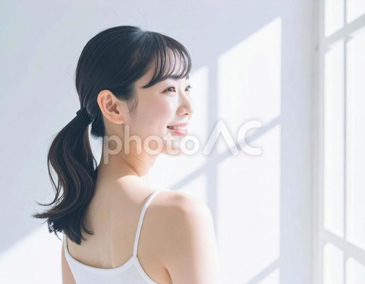 化粧品・美容イメージの女性 10 女性,美容,微笑みの写真素材