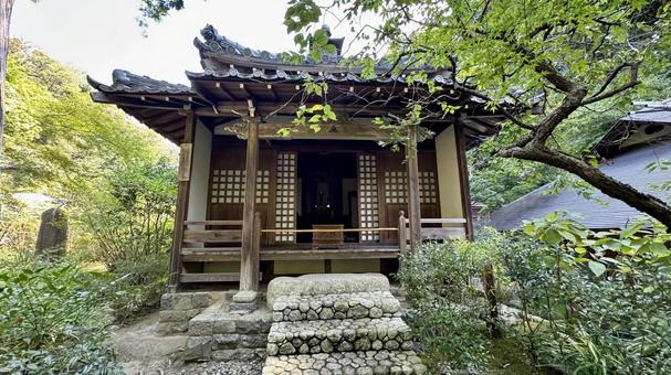 屋敷正面 明月院,寺社仏閣,庭の写真素材