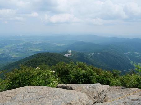筑波山山頂からの景色 筑波山山頂からの景色 筑波山,茨城県,つくば市の写真素材