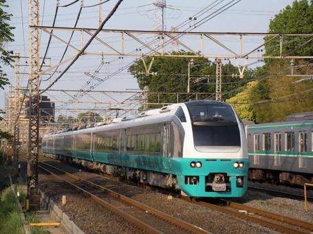 E653系フレッシュひたち 緑編成 E653系フレッシュひたち 緑編成の写真