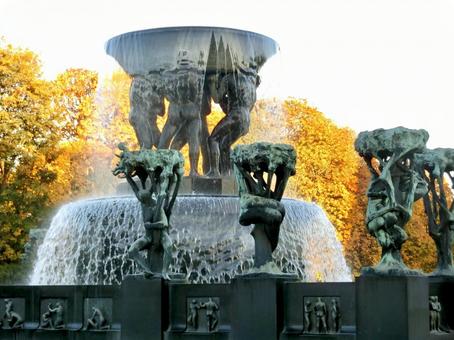 ノルウェー ヴィーゲラン彫刻公園1 ノルウェー ヴィーゲラン彫刻公園1の写真